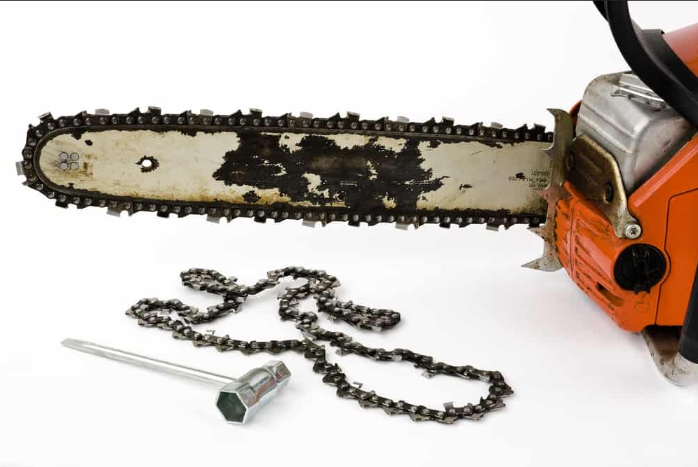 how do you measure a chain on a chainsaw