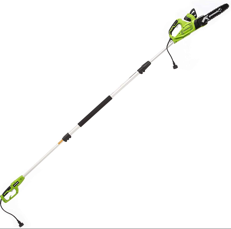 Greenworks 10-Inch Corded Electric Pole Saw