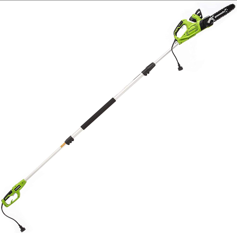 Greenworks 18-Inch Corded Electric Pole Chainsaw