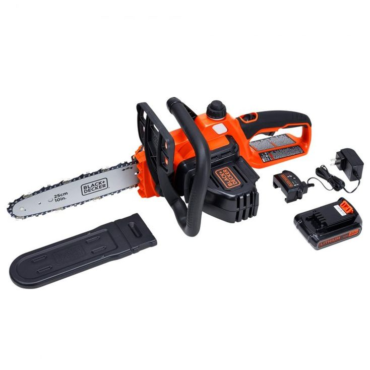 black and decker mini chainsaw cordless